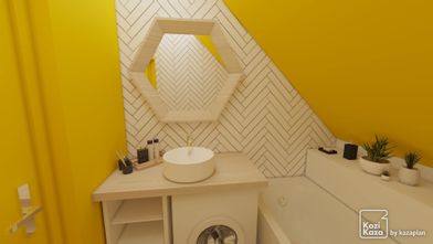 Idée salle de bain scandinave 3D 1