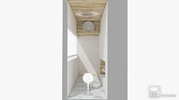 Modèle plan 3D salle de bain zen