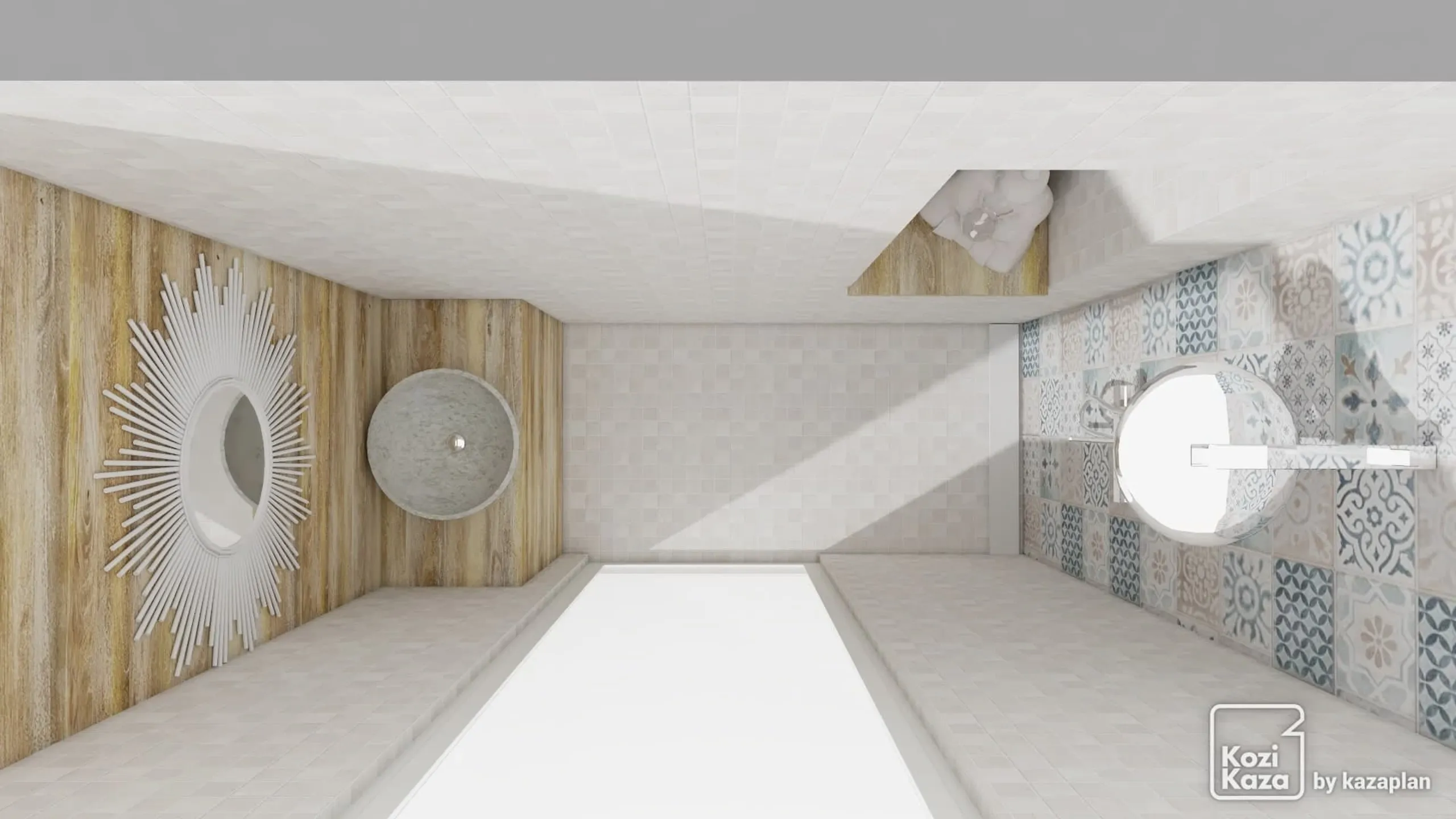 Idée salle de bain zen 3D 3