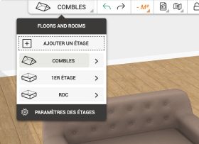 Create floors on house plan